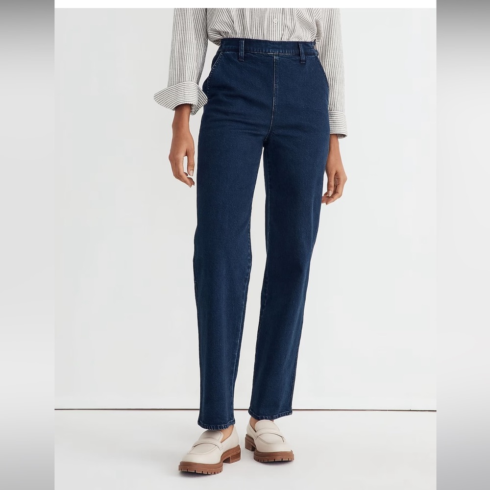 NWT Madewell Perfect Vintage Wide-leg Jean with Magic Pockets size 33 size 16